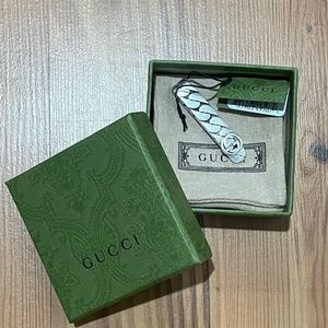 NWT GUCCI INTERLOCKING G MONEY CLIP IN BOX